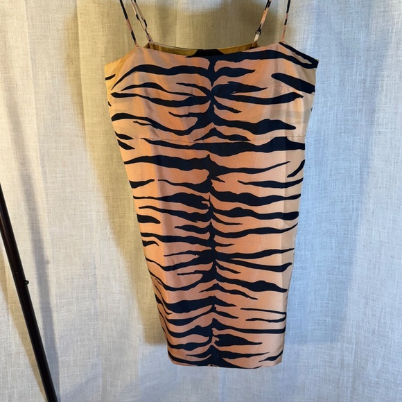 Réalisation Par Tiger Print Mini Slip Dress – Size S ✨ - Picture 5 of 10